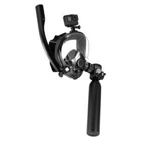 Scuba Tank, 0.5L Portable Diving Tank, Diving Oxygen Cylinder Support 5-10 Minutes Underwater Breathing, 32.81 ft Diving Depth