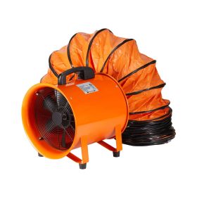 Portable Ventilator, 16 inch Heavy Duty Cylinder Fan with 33ft Duct Hose, 1350W Strong Shop Exhaust Blower 5175CFM
